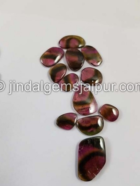 Watermelon Tourmaline Smooth Slices
